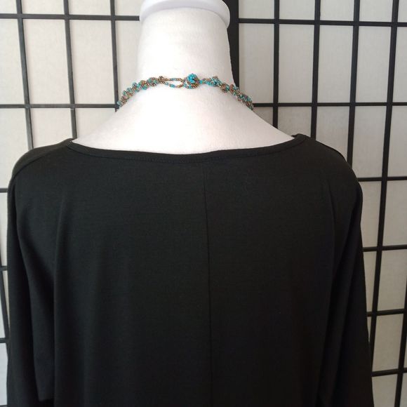 MULTI-COLOR 4-Strand Beaded Tieback Fashion 30" Necklace - Picture 5 of 5